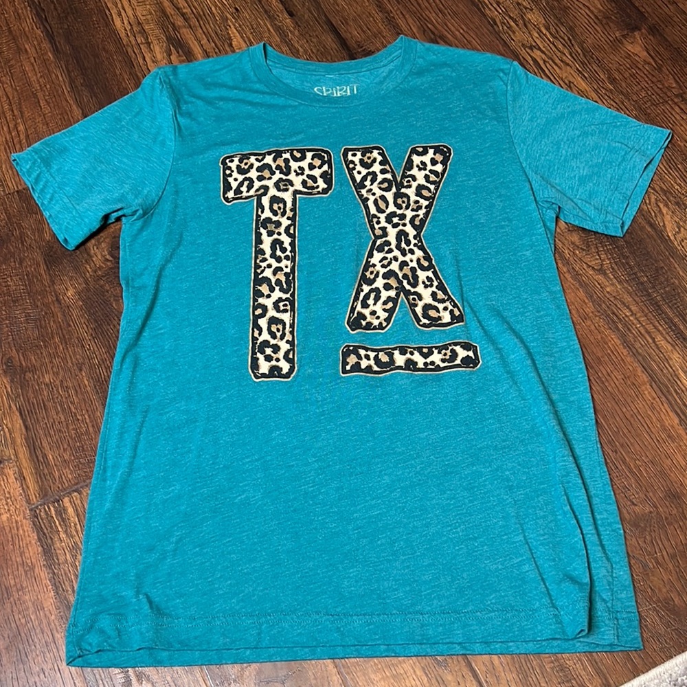Turquoise TX shirt
